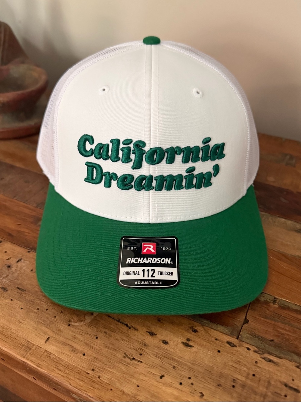 California Dreaming Embroidered Original 112 Trucker Hat Richardson